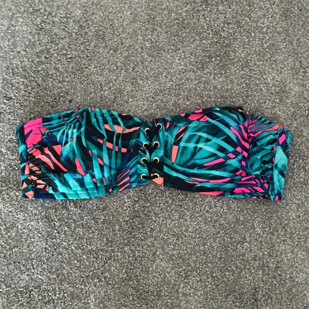 Victoria’s Secret PINK Tropical Bandeau Bikini Top - Large